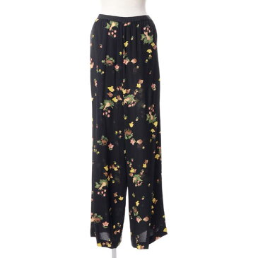 アントニオマラス (ANTONIO MARRAS) ロングストレートパンツ ジャージー ブラックプリントlb3006ted37s8092 2018SS レディース春夏新作 送料無料 正規取扱