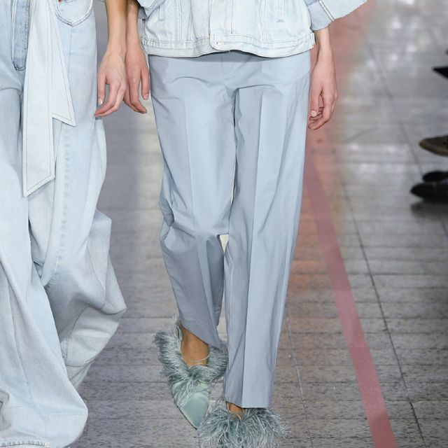 エリカカヴァリーニ (ERIKA CAVALLINI) ストレートシルエットパンツ コットン ライトブルーp8ee8pj10521 2018SS レディース春夏新作 送料無料 正規取扱