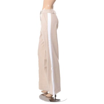 メゾンウーレンス (MAISON ULLENS) サイドライン入りブーツカットパンツ ストレッチジャージー ベージュpan111pla165 2018SS レディース春夏新作 送料無料 正規取扱