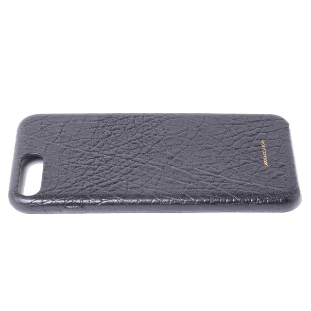 ウーゴカッチャトーリ (ugo cacciatori) 表面加工レザーiPhone 8Plus用ケース 8/7/6s/6対応 牛革 ブラックpc005t8pblBlack Leather メンズ 3,980円以上購入で送料無料 正規取扱