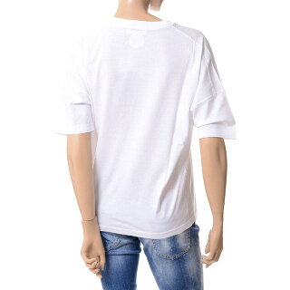 ディースクエアード(Dsquared2)カウボーイプリントTシャツコットンホワイト