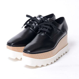 ステラマッカートニー(stellamccartney)ブリットシューズ合成皮革ブラック