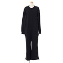 エムエムシックス メゾンマルジェラ (MM6 MAISON MARGIELA) 長袖オールインワン コットンジャージー ブラックs32fp0072900 201...