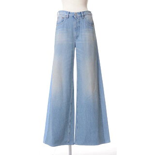 エムエムシックスメゾンマルジェラ(MM6MAISONMARGIELA)garageフレアジーンズコットンライトブルー