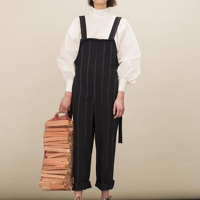 テラ (TELA) サロペット ウール混合 ブラックラインcc06erickgrer01 2018AW レディース秋冬新作 送料無料 正規取扱