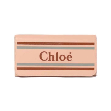 クロエ (chloe) VICK 二つ折り長財布 ロングウォレット カーフスキン ビスケットピンクchc19sp065a886h7 2019SS レディース春夏新作 送料無料 正規取扱