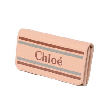 クロエ (chloe) VICK 二つ折り長財布 ロングウォレット カーフスキン ビスケットピンクchc19sp065a886h7 2019SS レディース春夏新作 送料無料 正規取扱