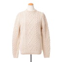 ケイマクドナルド (KeiMACDONALD) アラン編みセーター ウールリネン 生成りkm1910207kinari 2019AW メンズ秋冬新作 送料無料 ...