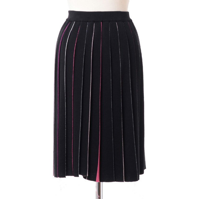 マルニ (Marni) プリーツライン入りスカート ウール ブラックgomd026q0fw567 2019AW レディース秋冬新作 送料無料 正規取扱