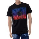 ディースクエアード (Dsquared2) D2ステンシルプリントTシャツ ブラックs74gd0830900BLACK PRESSATO 2021SS メンズ春夏新作 送料無料 正規取扱