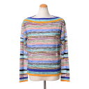 ミッソーニ (Missoni) ボートネックセーター レーヨン羊毛 ミックス5214073000299 2021SS レディース春夏新作 送料無料 正規取扱