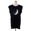 アンドゥムルメステール (ann demeulemeester) ムーンプリントタンクトップ コットンジャージー ブラックプリント8413440399 2021SS レディース春夏新作 送料無料 正規取扱