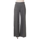 ロゼッタゲッティ (ROSETTA GETTY) クロップドストレート柄パンツ レーヨンストレッチ 千鳥格子13214l2725black 2021AW レディ...
