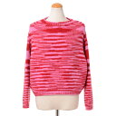ミッソーニ (Missoni) ショート丈セーター ウールミックス ピンクミックス52151330001252 2021AW レディース秋冬新作 送料無料 正規...