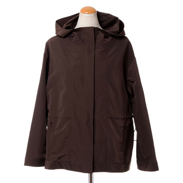 レキサミ (rekisami) フーデッドドロストブルゾンジャケット コットンナイロン ブラウンrj21146brown 2021AW レディース秋冬新作 送料無料 正規取扱