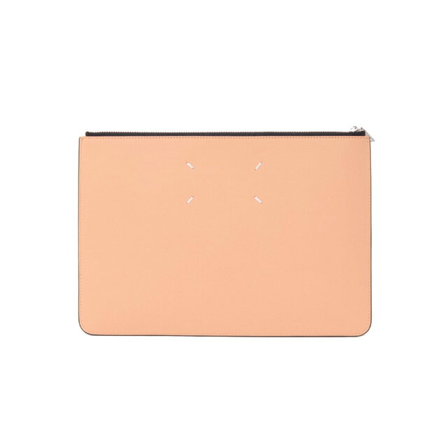 メゾン マルジェラ (Maison Margiela) クラッチバッグ 牛革 ブラックベージュs55ui0192t8013 2021AW レディース秋冬新作 送料無料 正規取扱