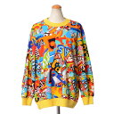 モスキーノ (Moschino) パッケージプリントトレーナー コットン マルチ kt723810699 黄色,柄,ジャージー,スウェット, 3,980円以上購...