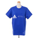 ステラマッカートニー ロゴTシャツ オーガニックコットンとリサイクル素材 ブルー