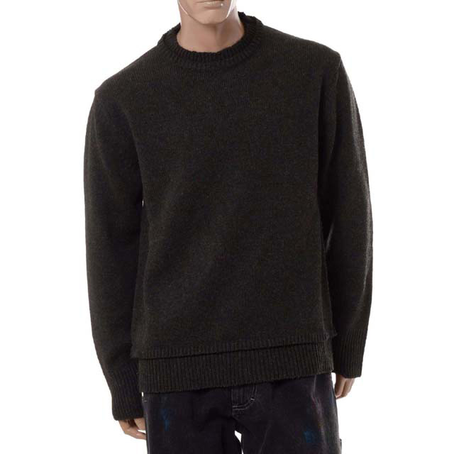 メゾン マルジェラ (Maison Margiela) エルボーパッチセーター ダークグリーンgp0001s18064695f 2022AW メンズ秋冬新作 送...