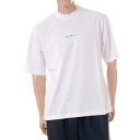 マルニ (Marni) Tシャツ オーガニックコットン ホワイトhumu0223p187low01Short-sleeved t-shirt. Crewneck 2023SS メンズ春夏新作 送料無料 正規取扱