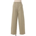 ダウェイ (DAWEI) タック使いパンツ コットンストレッチ カーキ23sp04t02kaki 2023SS レディース春夏新作 送料無料 正規取扱