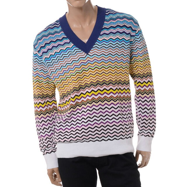 ミッソーニ (Missoni) セーター レーヨン ジグザグ52284830002519 2023SS メンズ春夏新作 送料無料 正規取扱