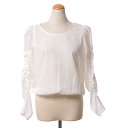 テン (ten.) ショート丈レースブラウス コットン ホワイトte24sbl01white 2024SS レディース春夏新作 送料無料 正規取扱(4)