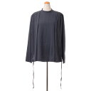 ルメール (LEMAIRE) クルーネックブラウス シルクシフォンなど アスファルトto1079lf1134bk991 2023AW レディース秋冬新作 送料無...