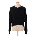 マルニ (Marni) 穴あき加工長袖セーター コットン ブラックgomd0276a1u00n99 2024SS レディース春夏新作 送料無料 正規取扱