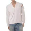 エムエムシックス メゾンマルジェラ (MM6 MAISON MARGIELA) カーディガン ポリエステル ホワイトs62hp0017m101 2024SS メ...