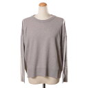 クリスティーナティ (Kristina Ti) ラウンドネックセーター カシミア ライトグレーkma0344cm0157ma6 2024AW レディース秋冬新作...