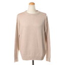 ブルネロクチネリ (Brunello Cucinelli) 丸襟長袖セーター カシミアシルクニット ベージュm73539900cn058 2024AW レディー...
