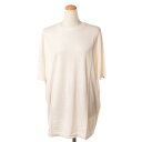 エクストリームカシミヤ (extreme cashmere x) オーバーフィット丸襟半袖カットソー コットンカシミア ホワイト26917411tu05snow 2024AW レディース秋冬新作 送料無料 正規取扱