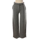 バリー (BARRIE) ストレートパンツ カシミヤ混合 千鳥格子c261638093 2024AW レディース秋冬新作 送料無料 正規取扱