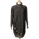 エムエムシックス メゾンマルジェラ (MM6 MAISON MARGIELA) リバーシブルハイネックセーター ウールなど ブラックs62da0031961 2...