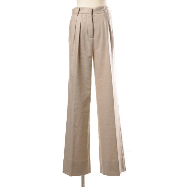 インポートブランド (import brand) マーロ malo タック使いストレートパンツ ウールストレッチ ベージュqw681910532 2025AW ...