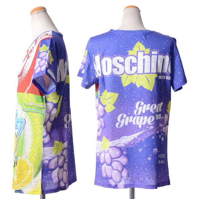 モスキーノ (Moschino) ソーダプリントTシャツ コットン マルチ kw724820399 2015SS レディース春夏 3,980円以上購入で送料無料 【正規取扱】