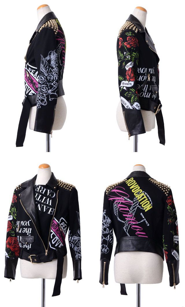 モスキーノ (MOSCHINO) プリントレザーライダースジャケット 121afea370305710555 10,800円以上購入で 【正規取扱】 モスキーノ (MOSCHINO) プリントレザーライダースジャケット 121afea370305710555 10,800円以上購入で 【正規取扱】