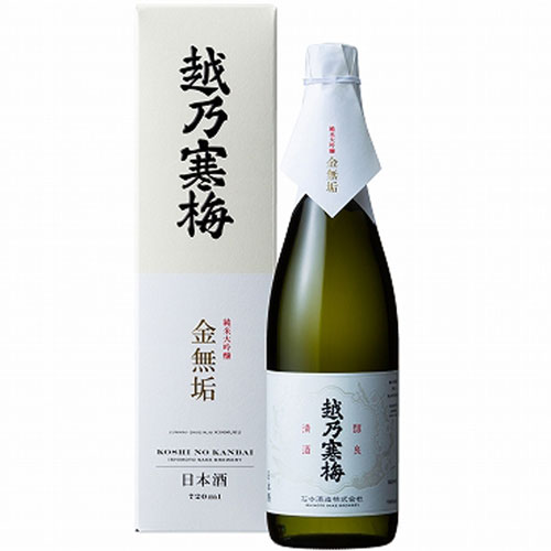 ポイント2倍＋ 越乃寒梅 金無垢（純米大吟醸酒) 720ml 　越乃寒梅 石本酒造 越乃寒梅 新潟 寒梅　新潟 お土産　純米大吟醸 父の日 日本酒 純米大吟醸