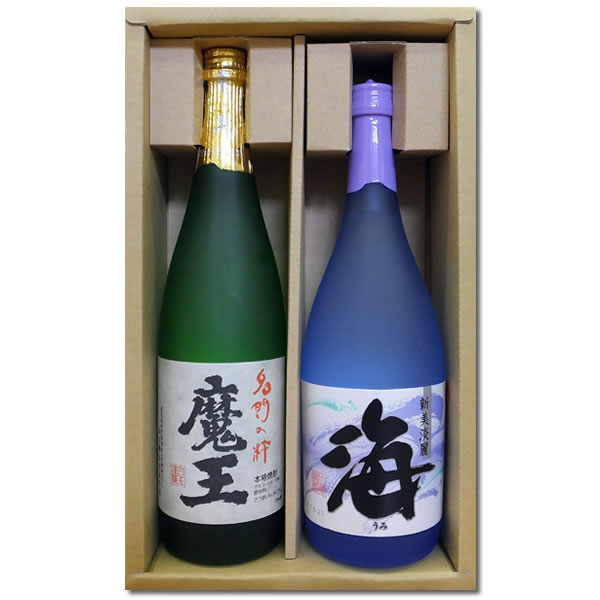 おしゃれな焼酎 ★当店おすすめ人気抜群焼酎特価★（送料無料）希少芋焼酎 魔王 海 720mlx2本 芋焼酎 飲み比べセット　人気 魔王 セット　焼酎 ギフト 焼酎 セット 父の日 ギフト 焼酎 飲み比べセット 焼酎 芋 焼酎 魔王 セット 芋焼酎 魔王 焼酎 父の日 ギフト