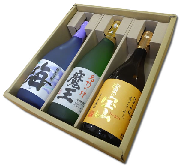 ★当店お勧め★（人気有名希少 芋焼酎）海 魔王 富乃宝山 芋焼酎 720ml×3本 セット 飲み比べセット 本格焼酎 芋焼酎 セット 大海酒造 白玉醸造 西酒造 焼酎 魔王 焼酎 飲み比べセット 焼酎 飲み比べ 魔王 お中元 夏 ギフト 焼酎 お中元 ギフト 焼酎 お中元 送料無料 2