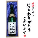 【いつもありがとうございますラベル】純米大吟醸 八海山 720ml×1本　桐箱入り[お礼 お中元 お歳暮 お酒 日本酒 日本酒 還暦祝い 八海山 純米吟醸 八海山 八海醸造 父の日 セット ギフト 酒 新潟　八海山 バレンタイン 2