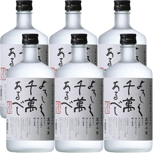 米焼酎 （送料無料）八海山 よろしく千萬あるべし 720ml×6本 25度【宅配用の破損防止箱代金も無料です。】八海山 焼酎 八海山 八海醸造 八海山 720