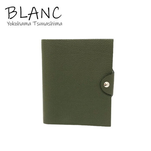 【中古】エルメス ユリスPM 手帳カバー トゴ オリーブグリーン □P刻印 ノートカバー HERMES 横浜BLANCのサムネイル