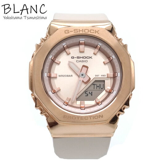 Rakuten - カシオ G-SHOCK GM-S2100 ステンレス 樹脂 ピンクゴールドIP 腕時計 CASIO 横浜BLANC【中古】