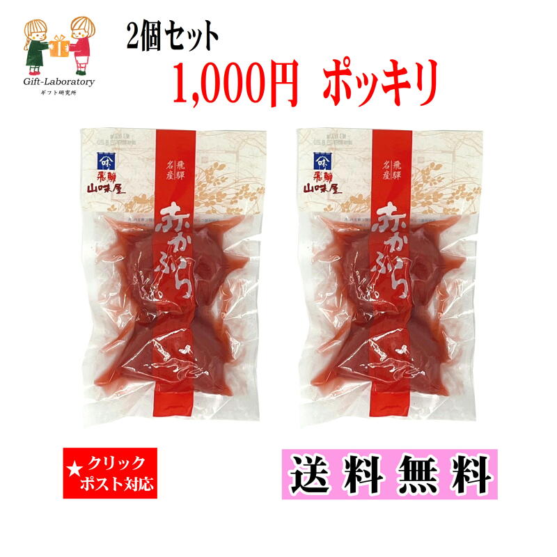 【1000円ポッキリ 送料無料】赤かぶら2個セット 送料無料 1000円ポッキリ 2個セット クリックポスト対象 赤かぶら 飛騨 山味屋