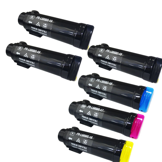 ★スーパーSALE中P10倍★【大容量】重合トナーパウダー使用 PR-L5850C NEC エヌイーシー 4色＋ブラック2本セット互換トナーカートリッジ 内容：PR-L5850C-19 PR-L5850C-18 PR-L5850C-17 PR-L5850C-16 対応機種：MultiWriter 5850C / MultiWriter 400F 宅配便で送料無料