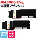 PR-L5900C NEC 日本製パウダー マゼンタ×2セット 再生トナーカートリッジ 内容：PR-L5900C-17※PR-L5900C-12（マゼンタ）の大容量版です。 対応機種：PR-L5900C PR-L5900CP