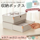 ★お買い物マラソン限定クーポン★引き出し収納ボックス おしゃれ シンプル 収納用品 XDOMO 文具 オフィス用品 ライトグレー グリーン ピンク deli【レ...