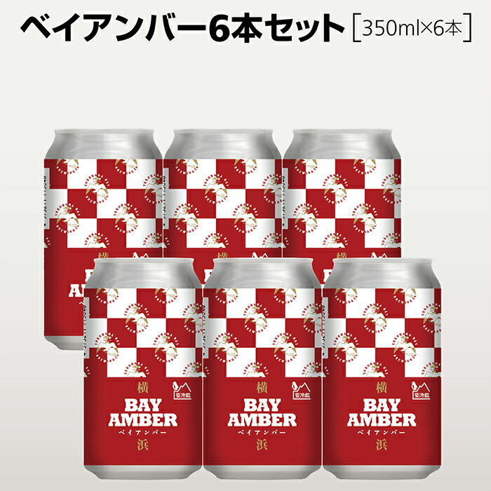 ベイアンバー6本セット【350ml×6】横浜ベイブルーイング 横浜発のクラフトビール